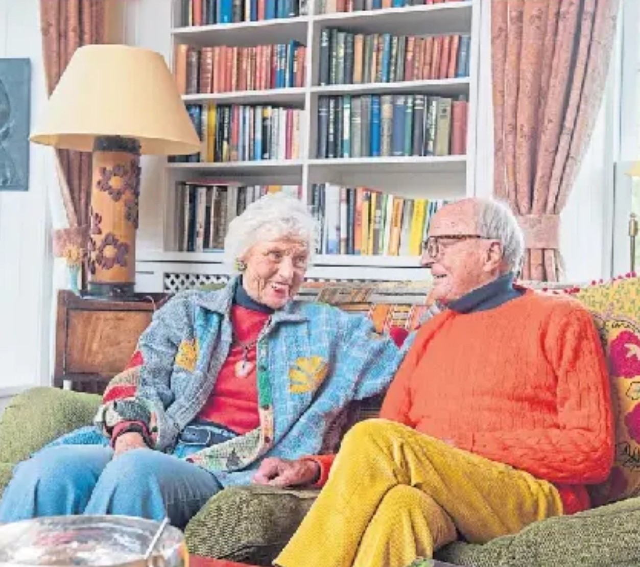 Jane and James Stuart at home near Forres, Moray